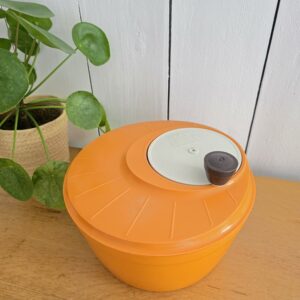 soupière winterling bavaria vintage décor seventies orange et brun