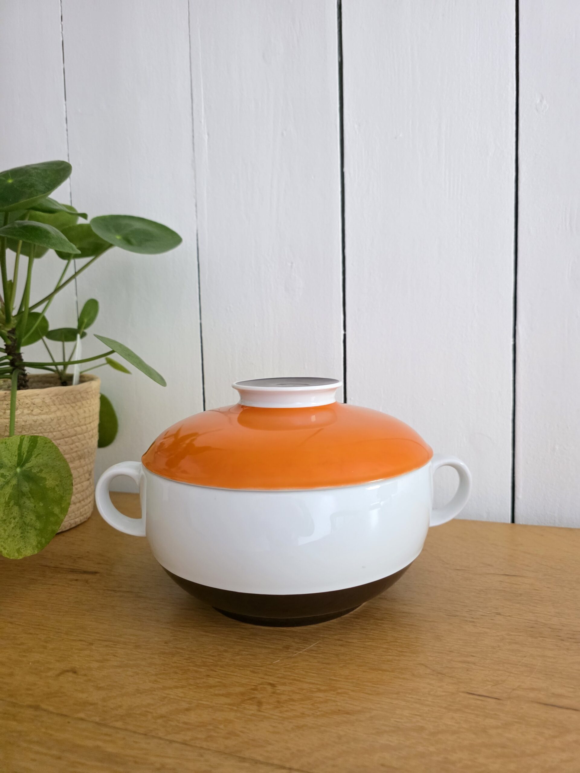 soupière eschenbach bavaria vintage orange années 70 soupière eschenbach bavaria vintage orange années 70
