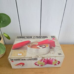 mouli julienne moulinex vintage avec boîte d'origine et disques – années 70