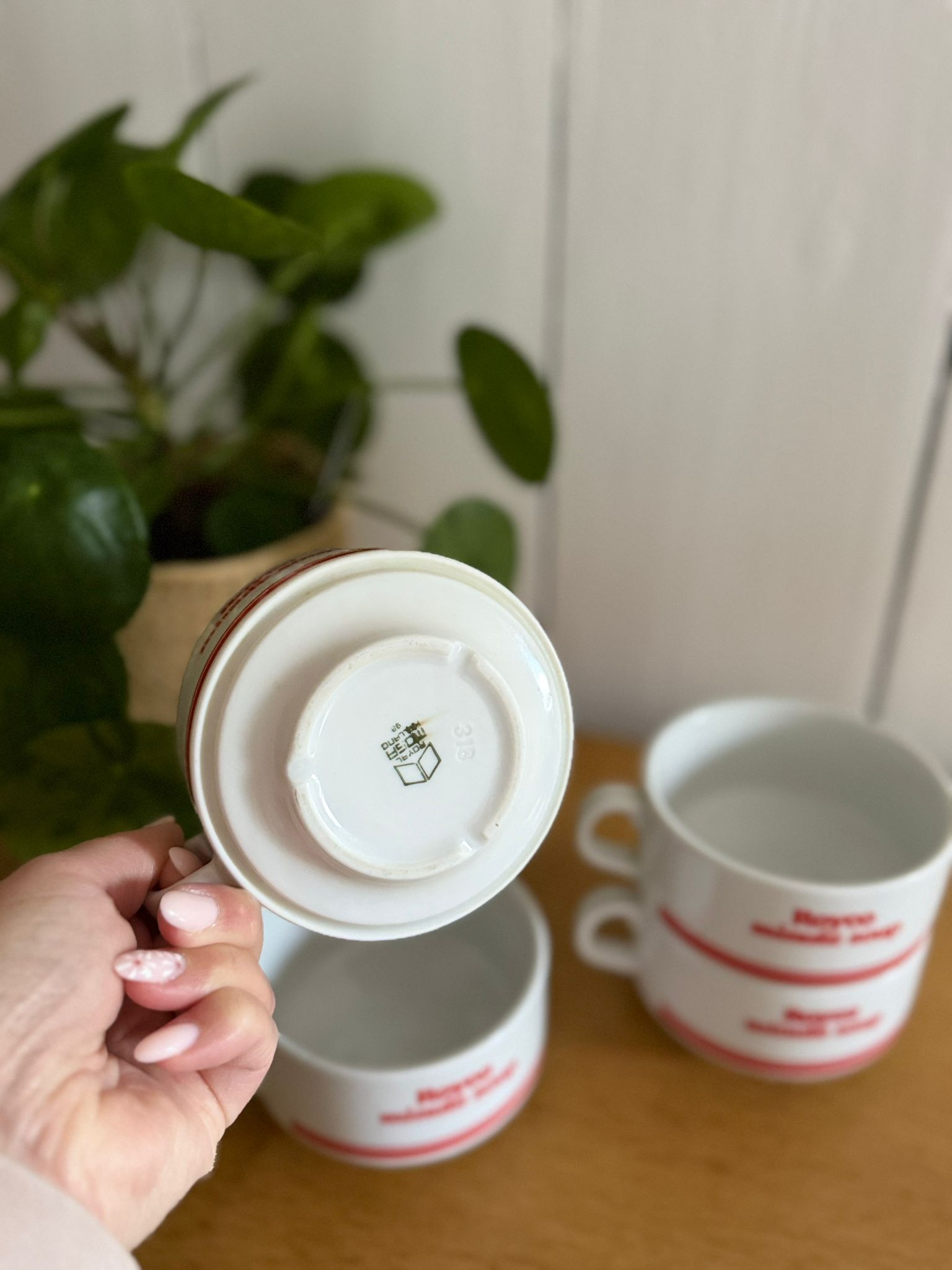 lot de 4 tasses royco minute soup vintage publicitaires lot de 4 tasses royco minute soup vintage publicitaires