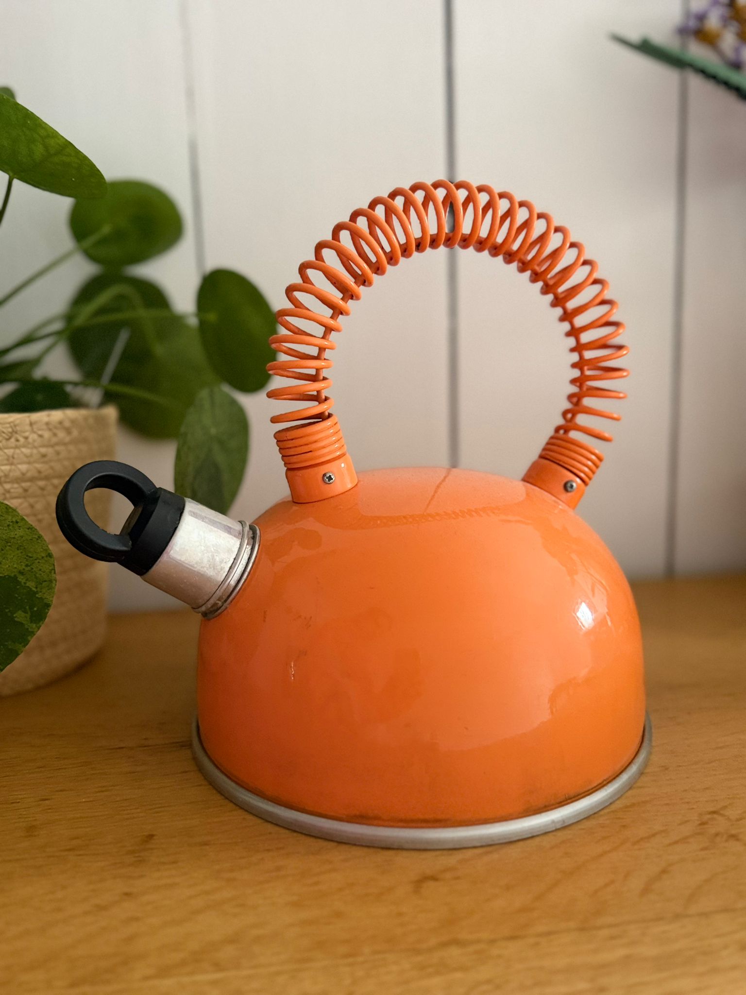bouilloire sifflante beka vintage orange années 70 bouilloire sifflante beka vintage orange années 70