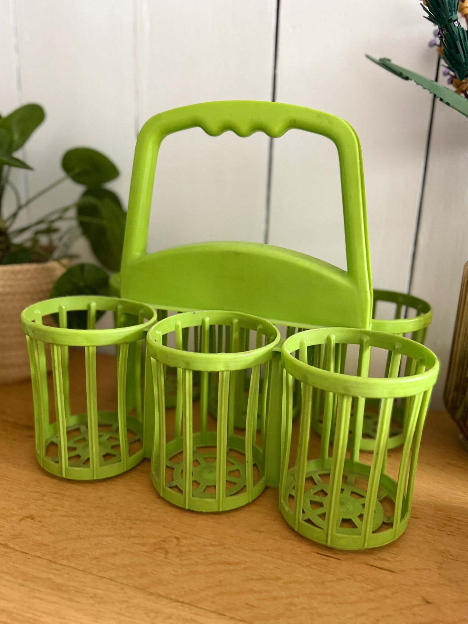 porte bouteilles vintage vert années 70 porte bouteilles vintage vert années 70