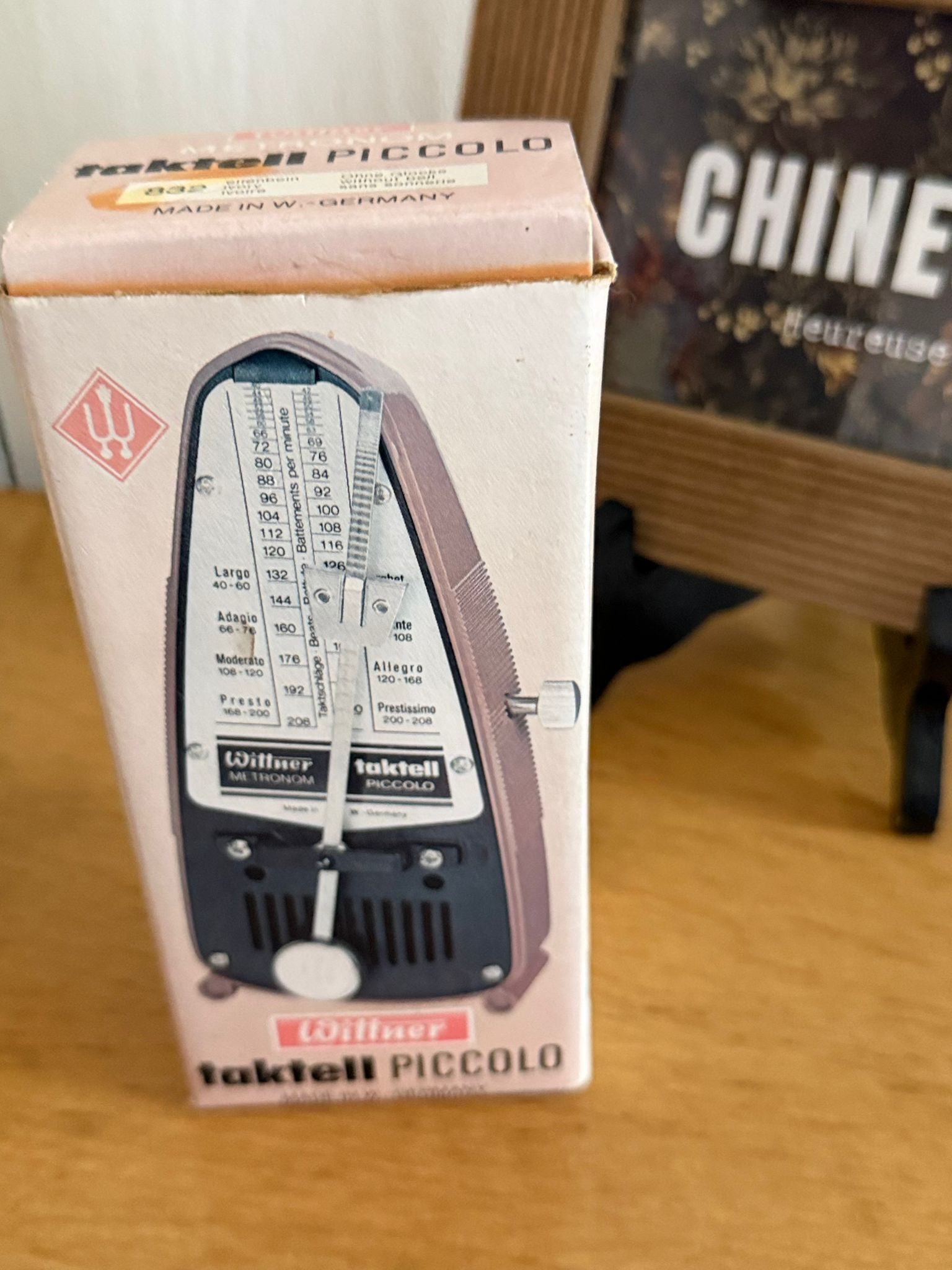 métronome wittner taktell piccolo vintage avec boîte d'origine – made in germany métronome wittner taktell piccolo vintage avec boîte d'origine – made in germany