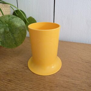 lot de 2 petits bols digoin vintage bleus mouchetés en grès