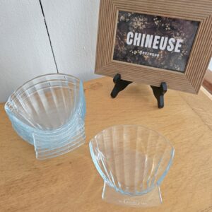 saladier vintage arcoroc en verre ambré – années 70
