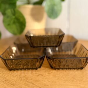 bol en grès digoin beige moucheté vintage – fabrication française