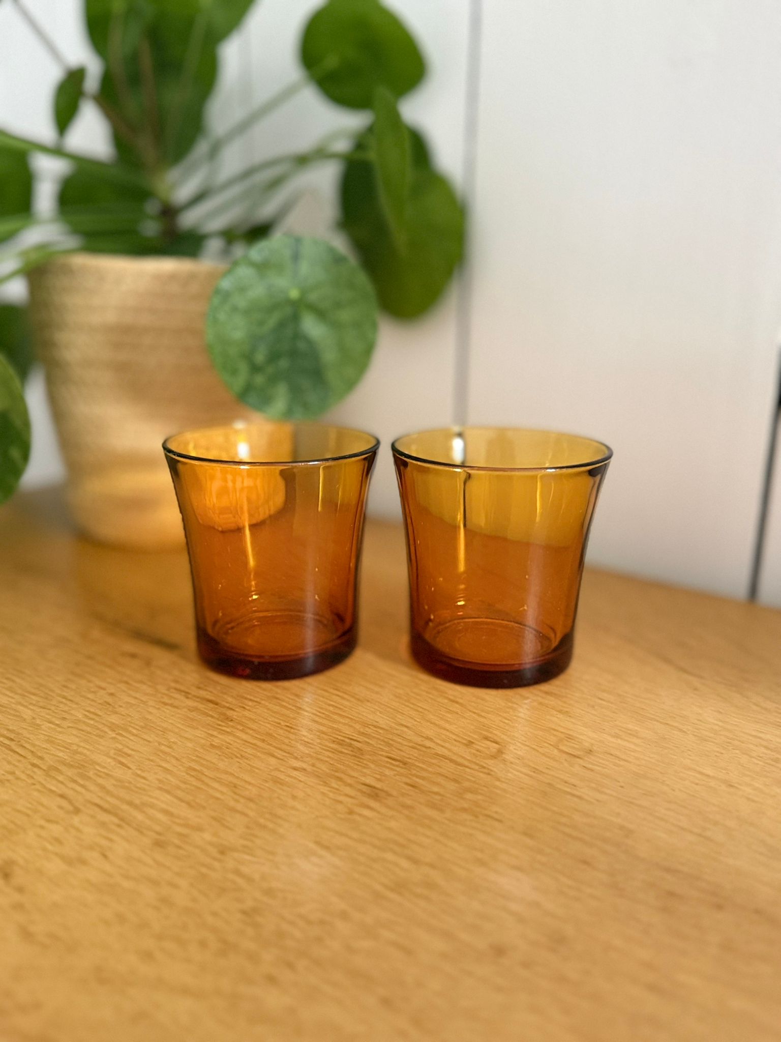 lot de 5 bols duralex vintage en verre fumé – années 70 lot de 5 bols duralex vintage en verre fumé – années 70