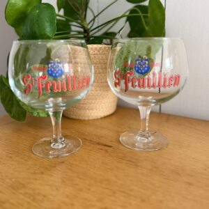 paire de verres jupiler 25 cl – verrerie de brasserie belge