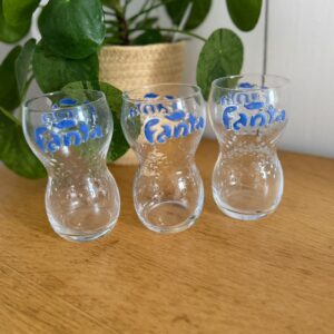 paire de verres schweppes vintage publicitaires