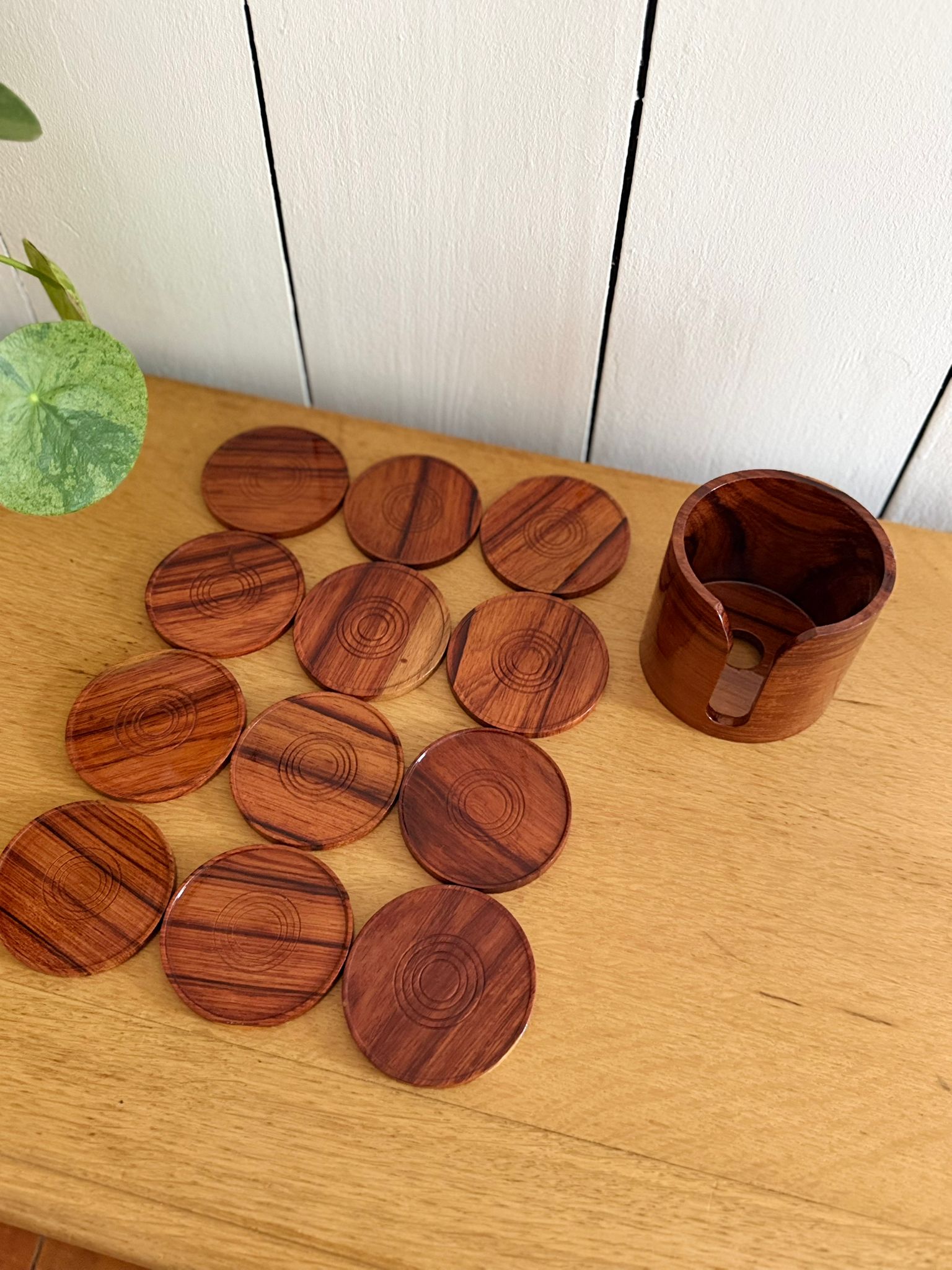 lot de 3 boîtes à café, sucre et chicorée vintage en métal chromé