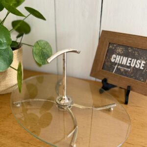 lot de 3 boîtes à café, sucre et chicorée vintage en métal chromé