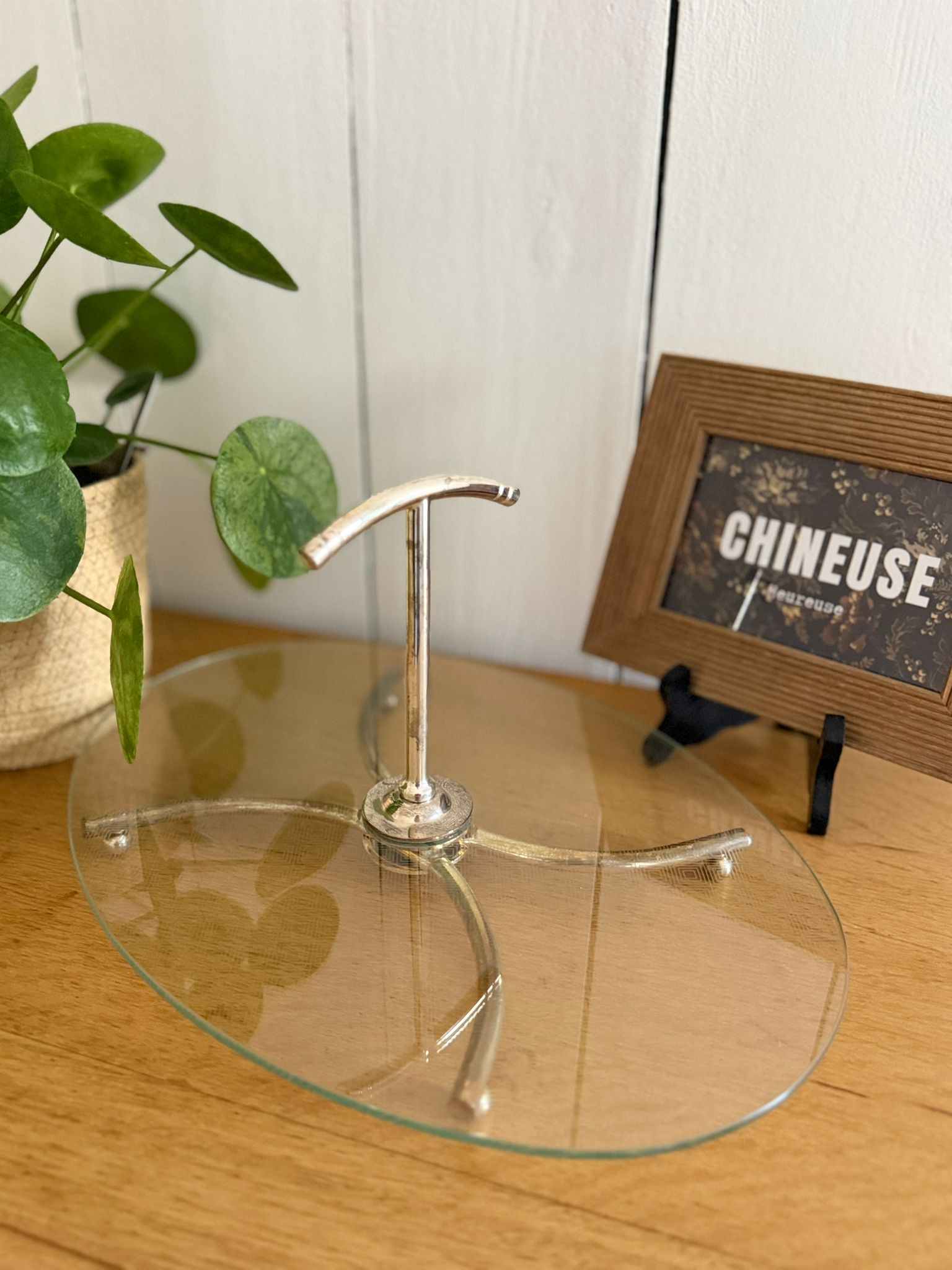 lot de 3 boîtes à café, sucre et chicorée vintage en métal chromé