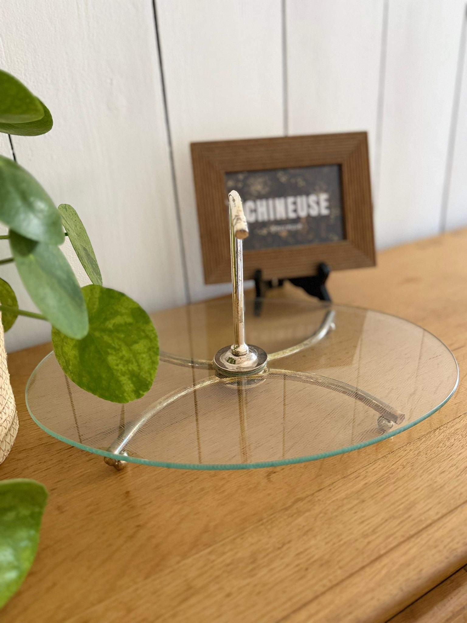 lot de 3 boîtes à café, sucre et chicorée vintage en métal chromé