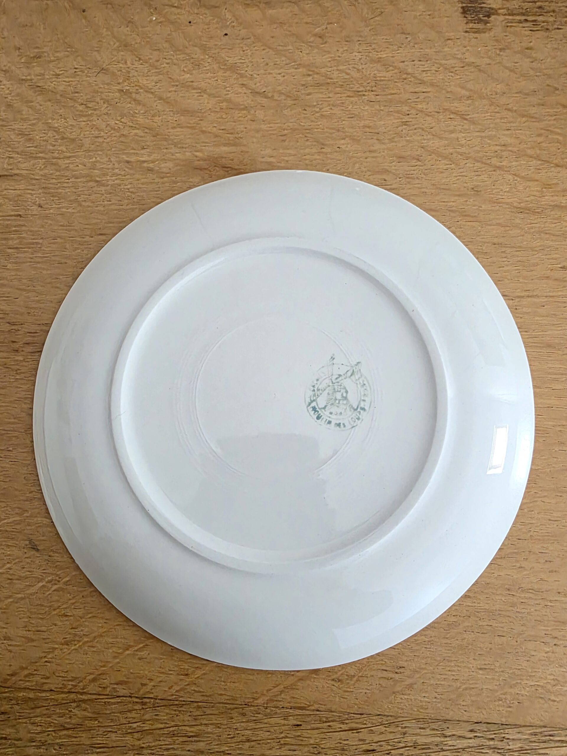 table d'appoint vintage en plastique brun et plateaux en verre – années 70