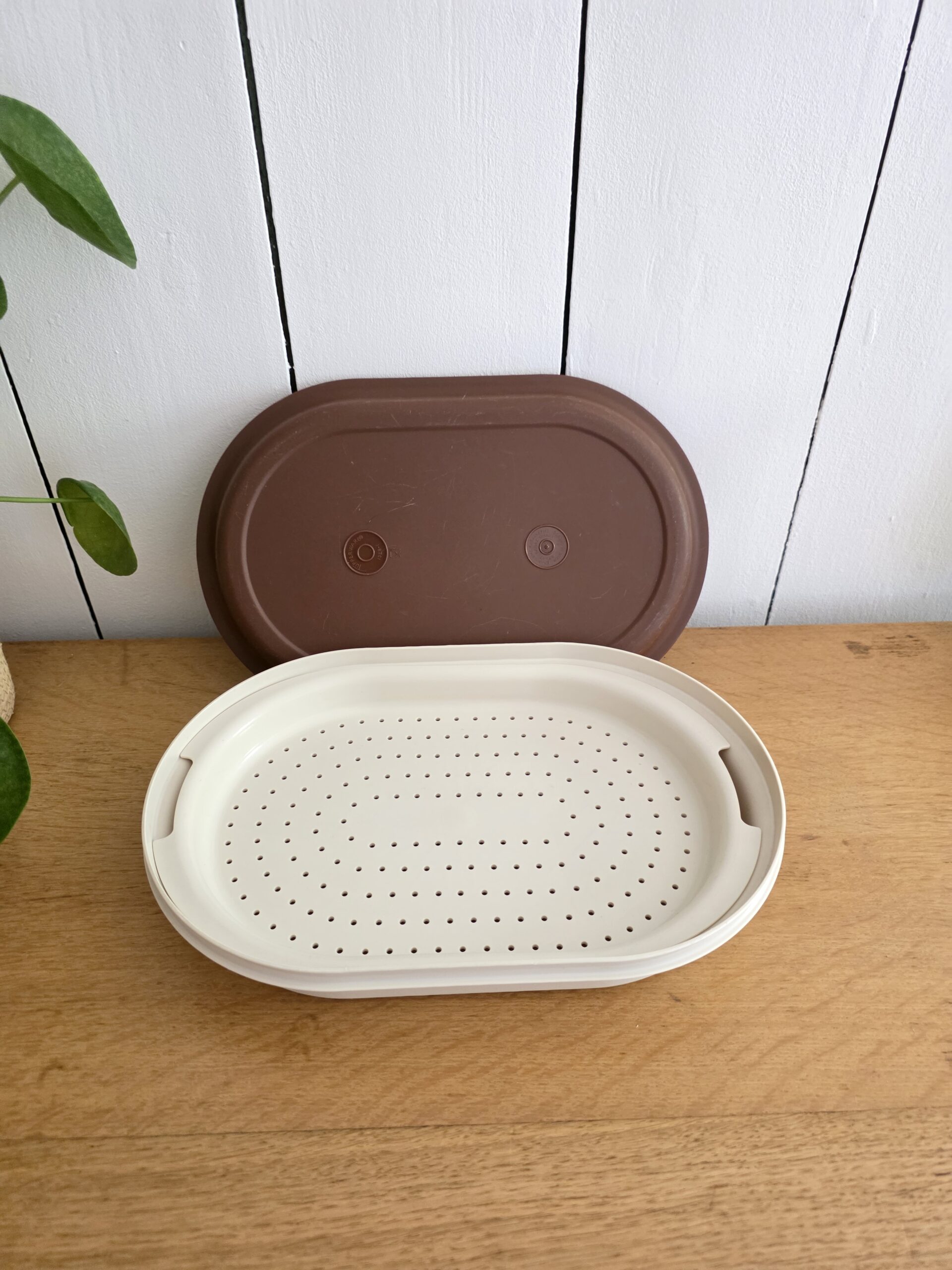 panier vintage en rotin tressé – corbeille à fruits bohème