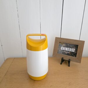 Thermos Dr. Zimmermann n°90 vintage jaune et blanc – Busse Design
