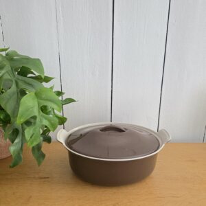 Cocotte Le Creuset n°26 vintage marron – Fonte émaillée Made in France