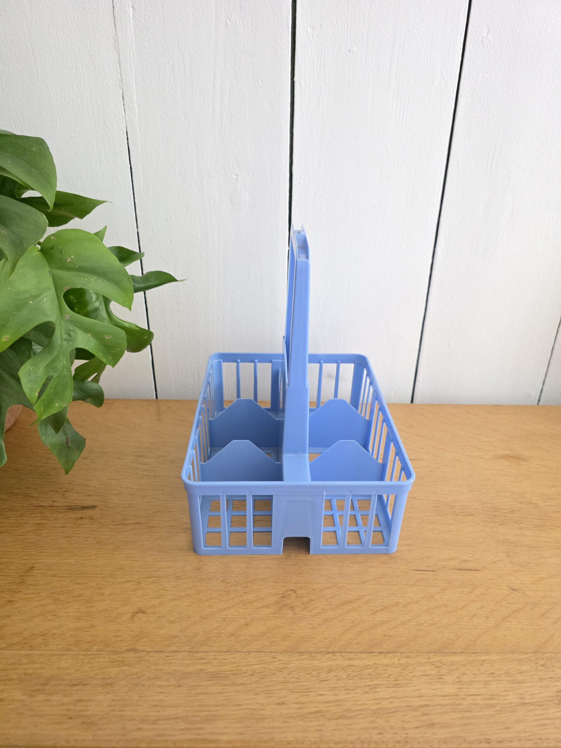 Porte-bouteilles DBP Plastics Antwerp vintage bleu – années 70 – Image 3