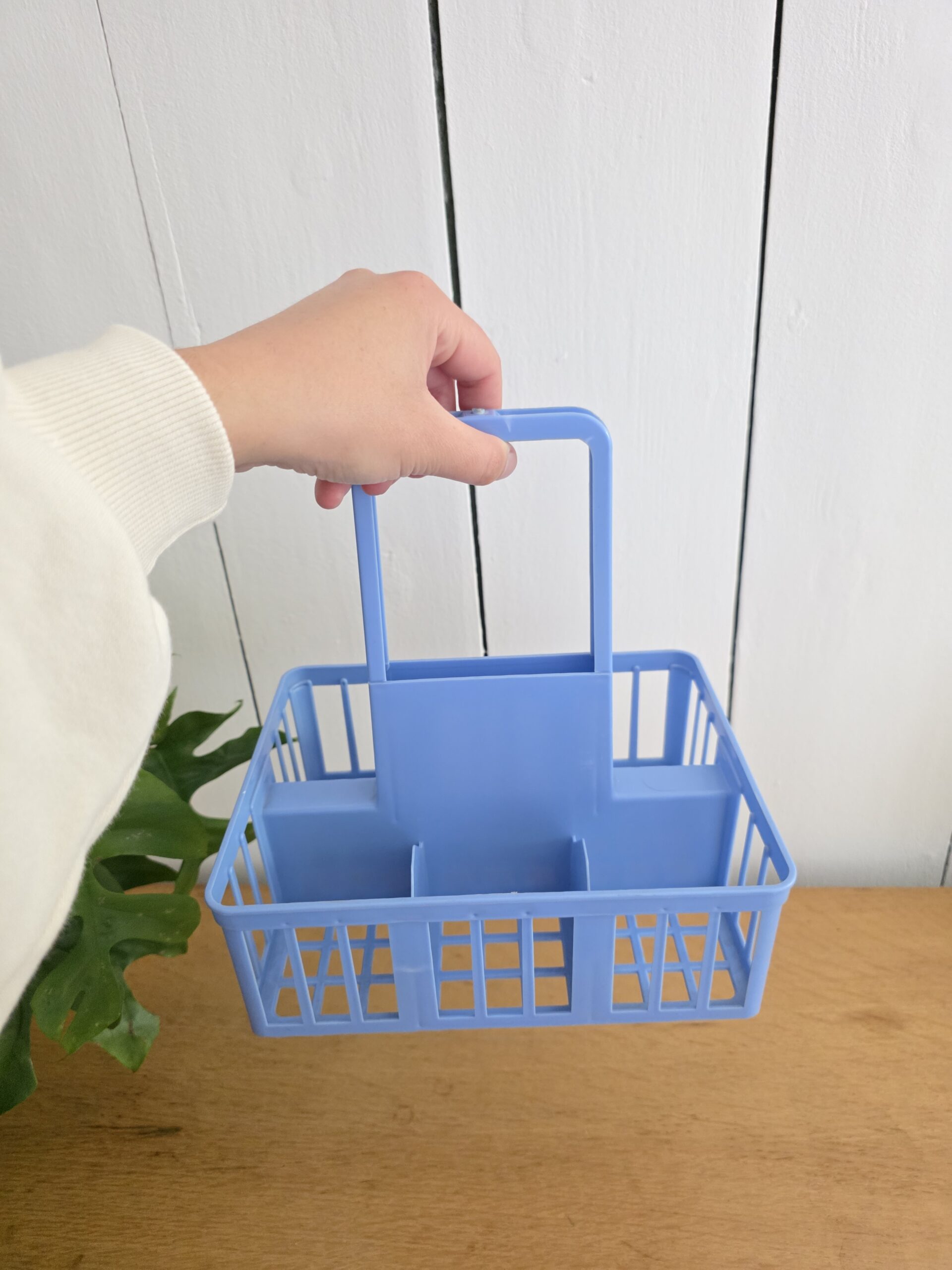 Porte-bouteilles DBP Plastics Antwerp vintage bleu – années 70 – Image 2
