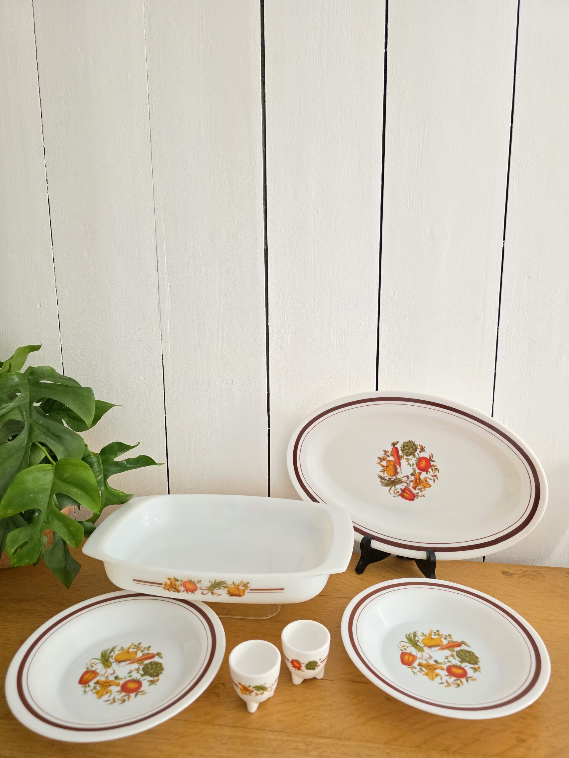 Ensemble Arcopal Vintage Décor Légumes – 6 Pièces