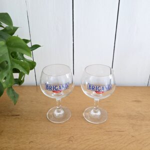 Lot de 2 Verres Brigand 1798 Vintage – 33 cl
