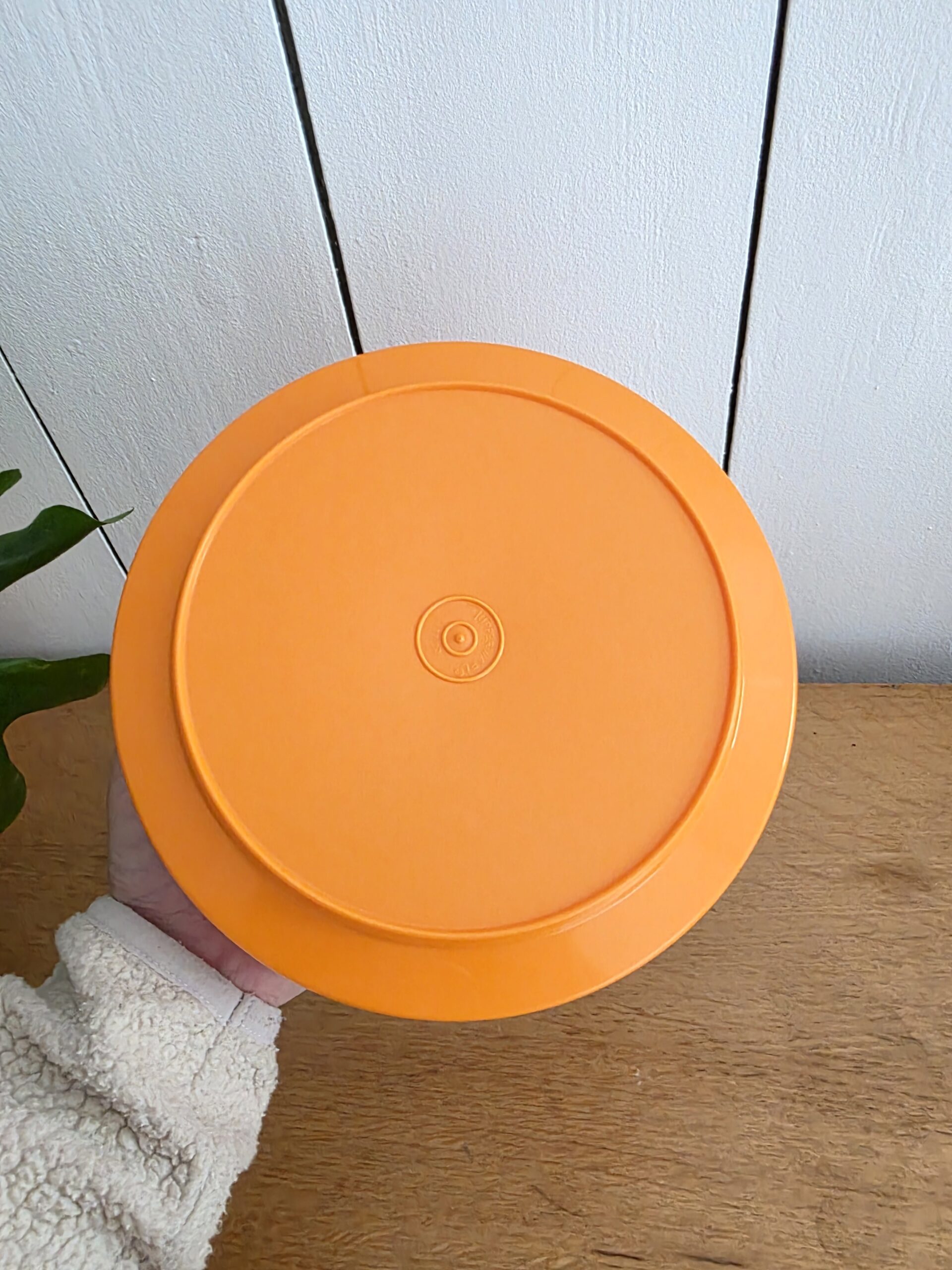 Tupperware 1337-20 Seal-N-Serve vintage orange années 70 – Image 5