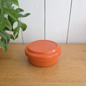 Tupperware Seal-N-Serve vintage orange