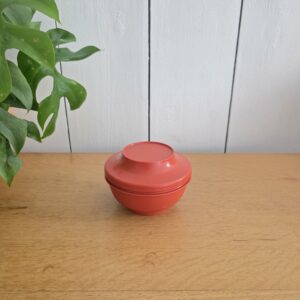 Bol Tupperware 1436-6 vintage rouge avec couvercle – Made in France