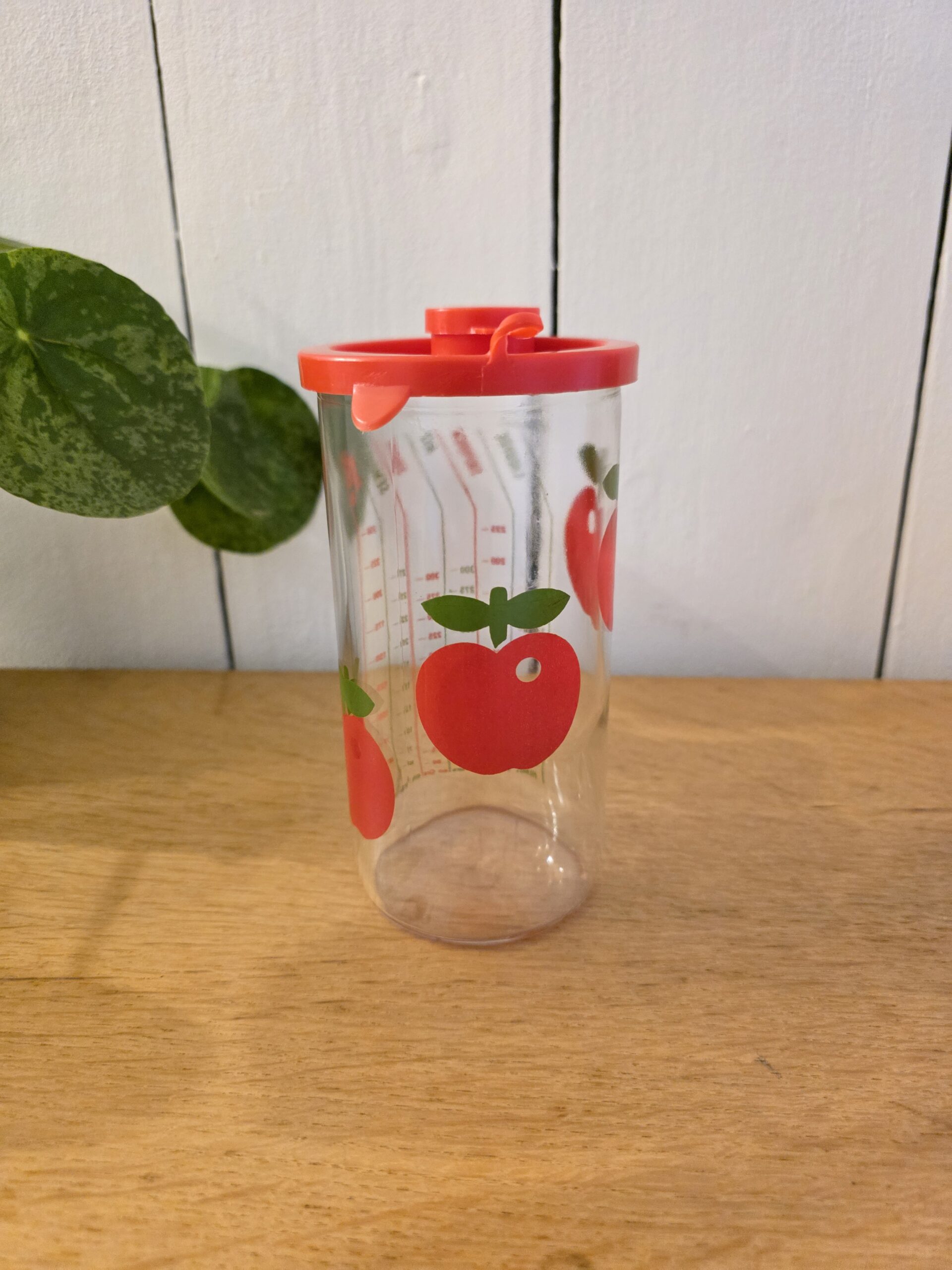 Verre doseur Henkel vintage Super Croix – pommes rouges – Image 2