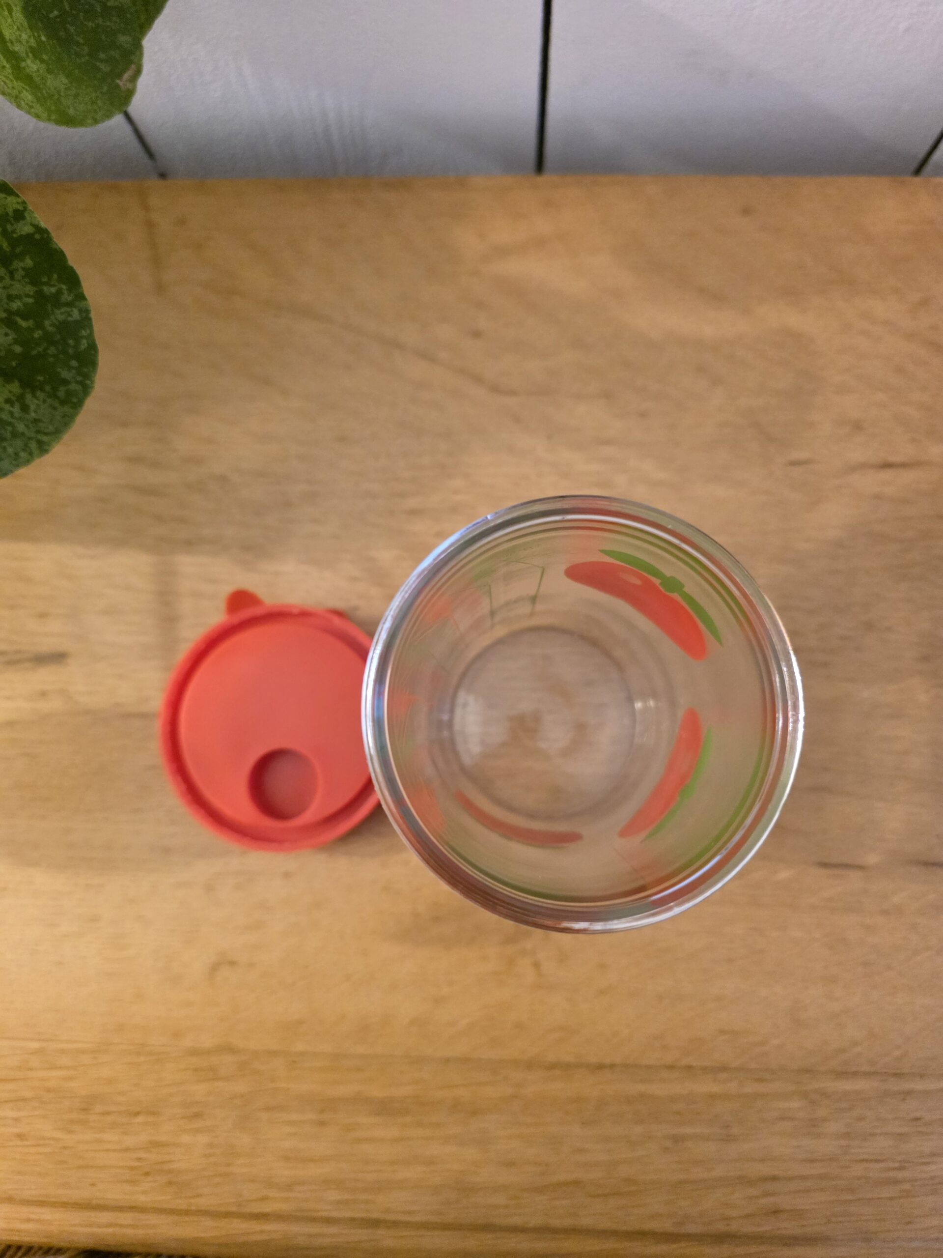 Verre doseur Henkel vintage Super Croix – pommes rouges – Image 4